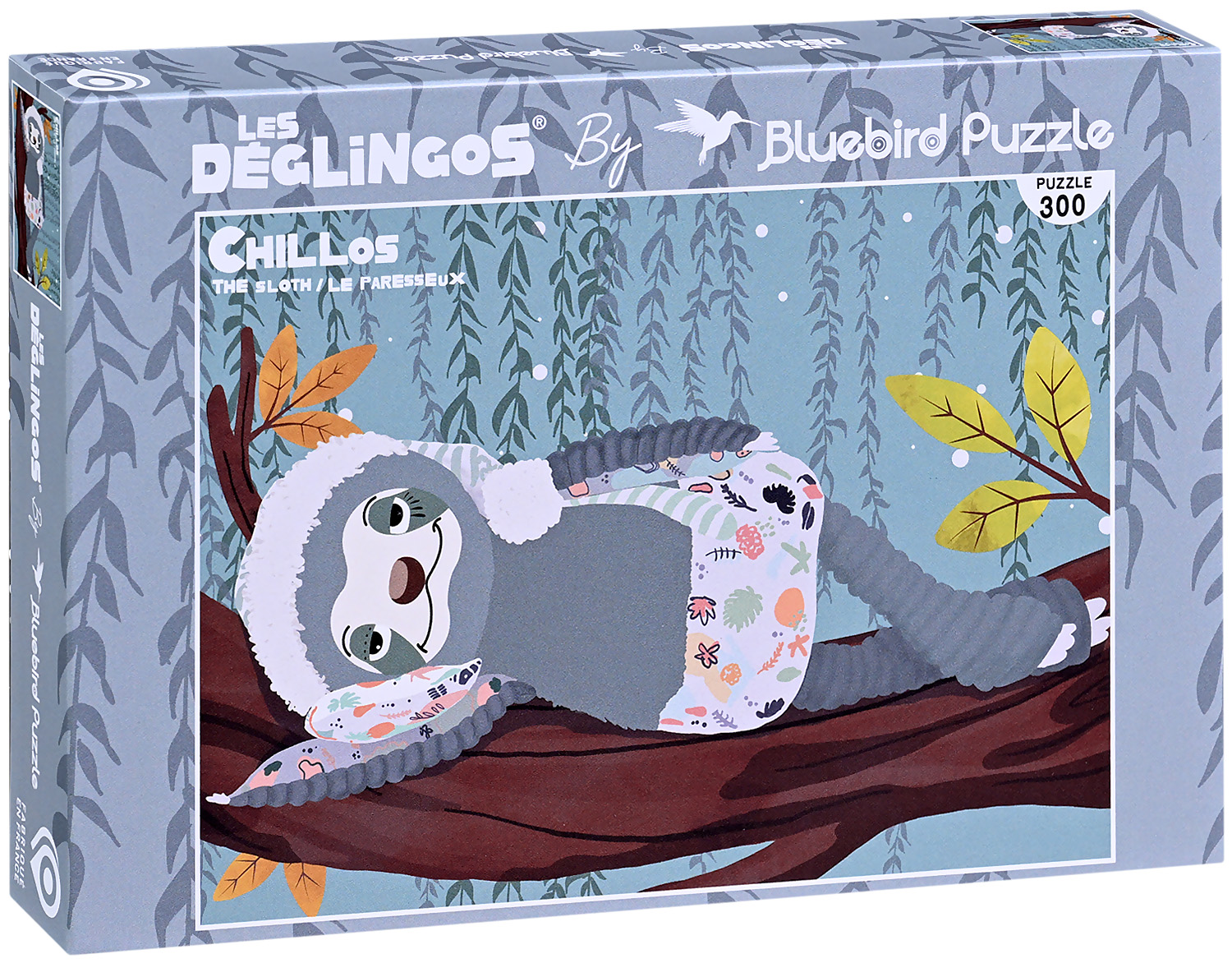 Детски пъзел Bluebird от 300 XXL части - Ленивецът Чилос