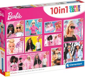 Детски пъзел Clementoni 10 в 1 - Барби