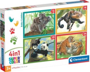 Детски пъзел Clementoni 4 в 1 - Бебешки прегръдки