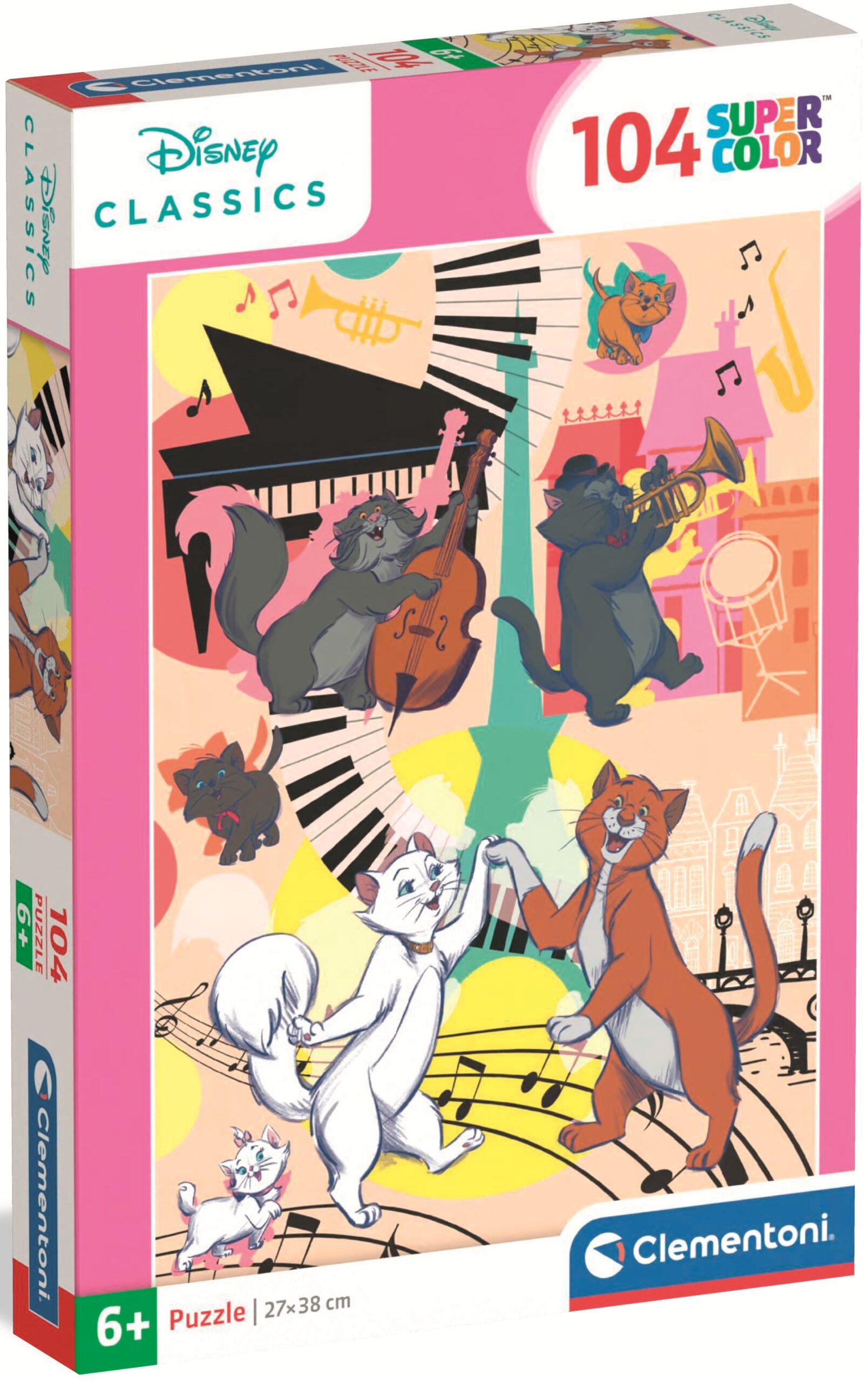 Детски пъзел Clementoni от 104 части - Аристокотките