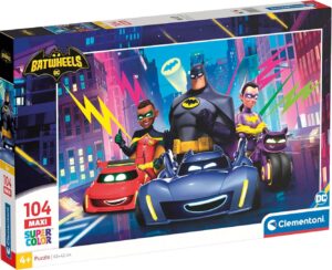 Детски пъзел Clementoni от 104 части - Batwheels