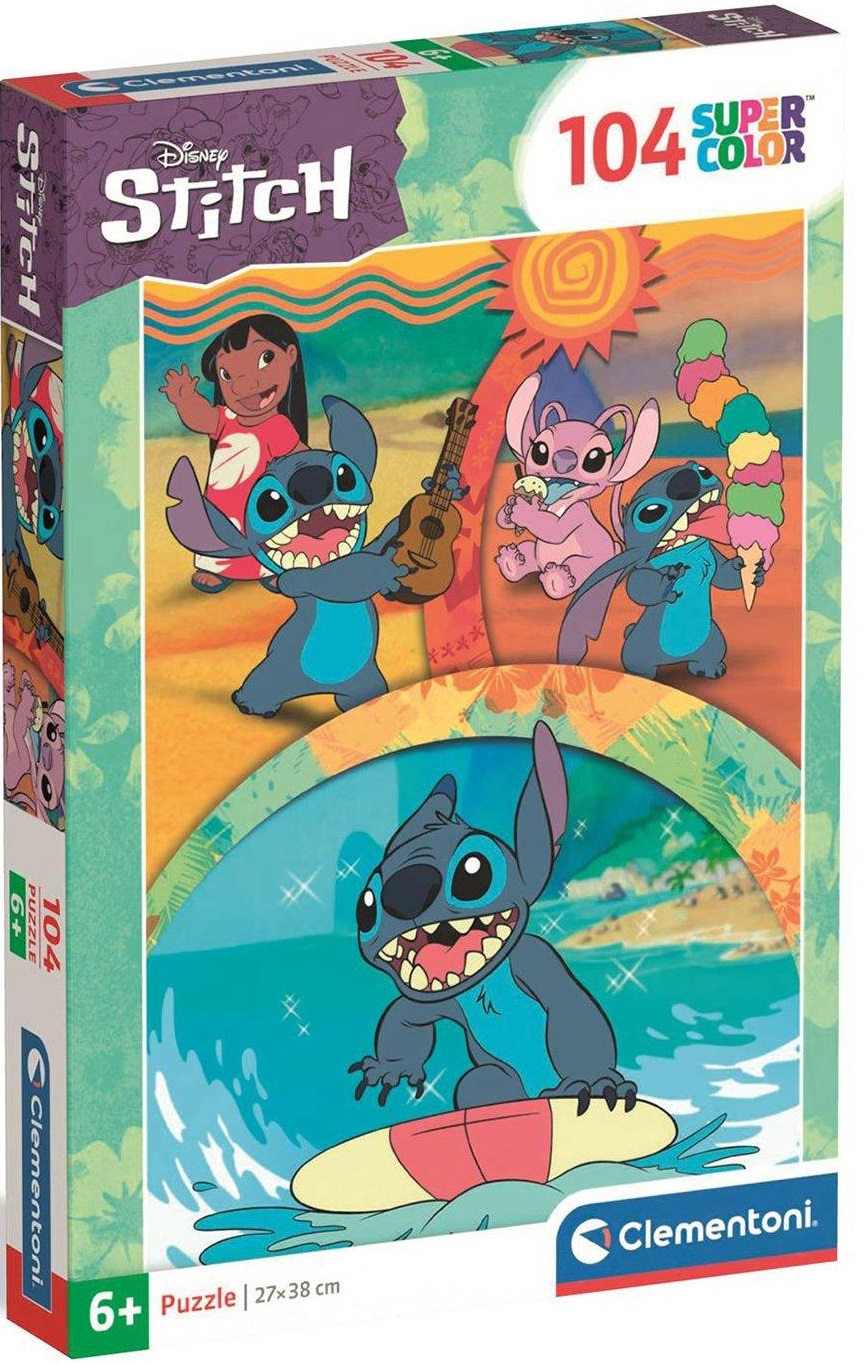 Детски пъзел Clementoni от 104 части - Дисни Стич, 2024