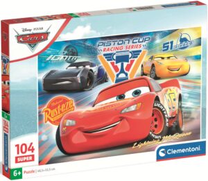 Детски пъзел Clementoni от 104 части - Колите