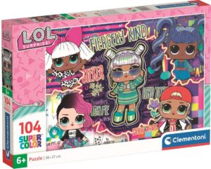 Детски пъзел Clementoni от 104 части - LOL Surprise
