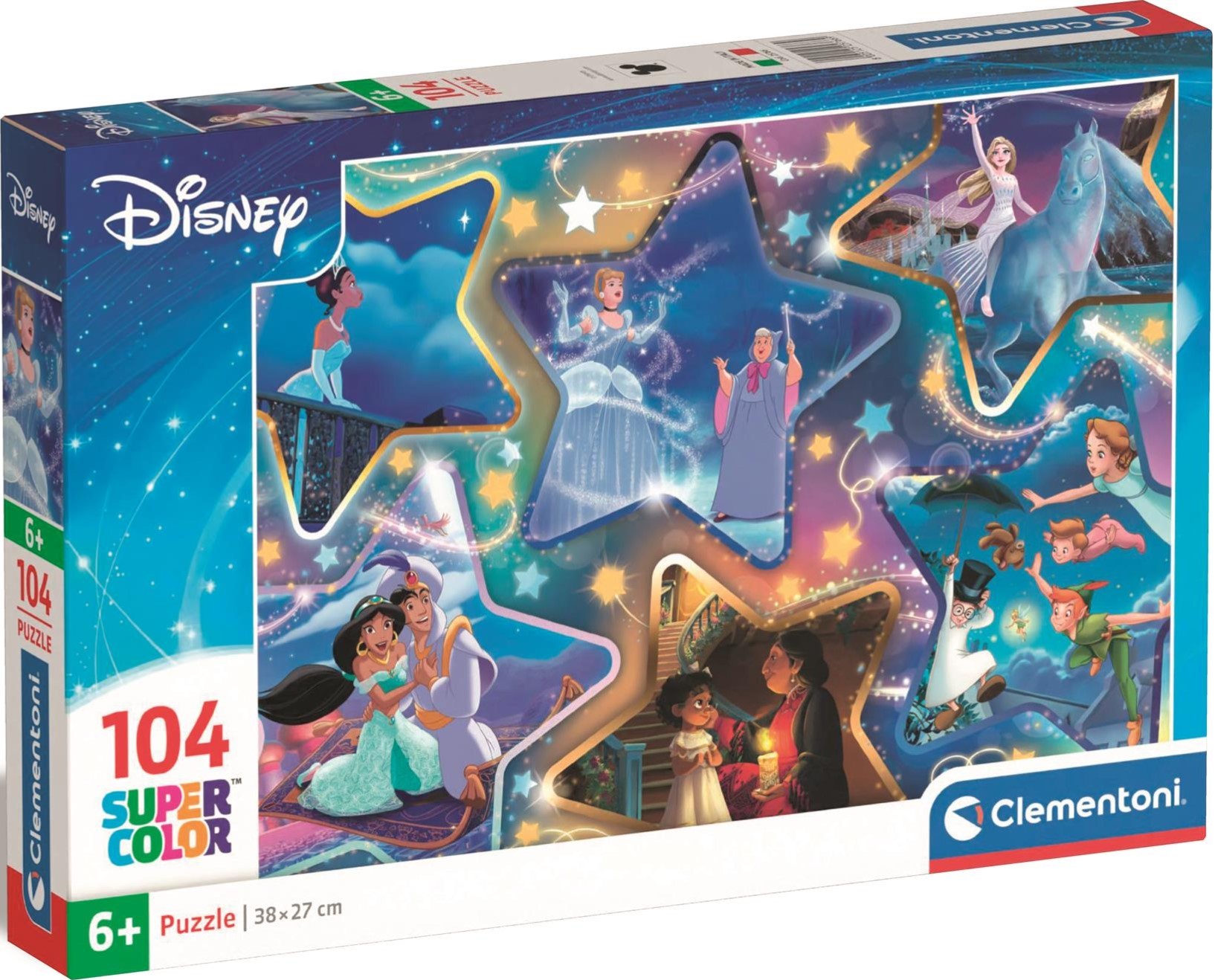 Детски пъзел Clementoni от 104 части - Магически моменти на Дисни