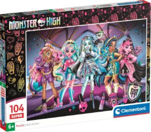 Детски пъзел Clementoni от 104 части - Монстър Хай (вариант 3)