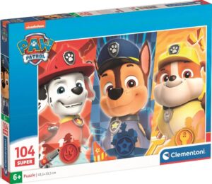 Детски пъзел Clementoni от 104 части - Пес Патрул