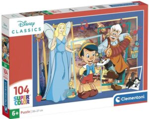 Детски пъзел Clementoni от 104 части - Пинокио
