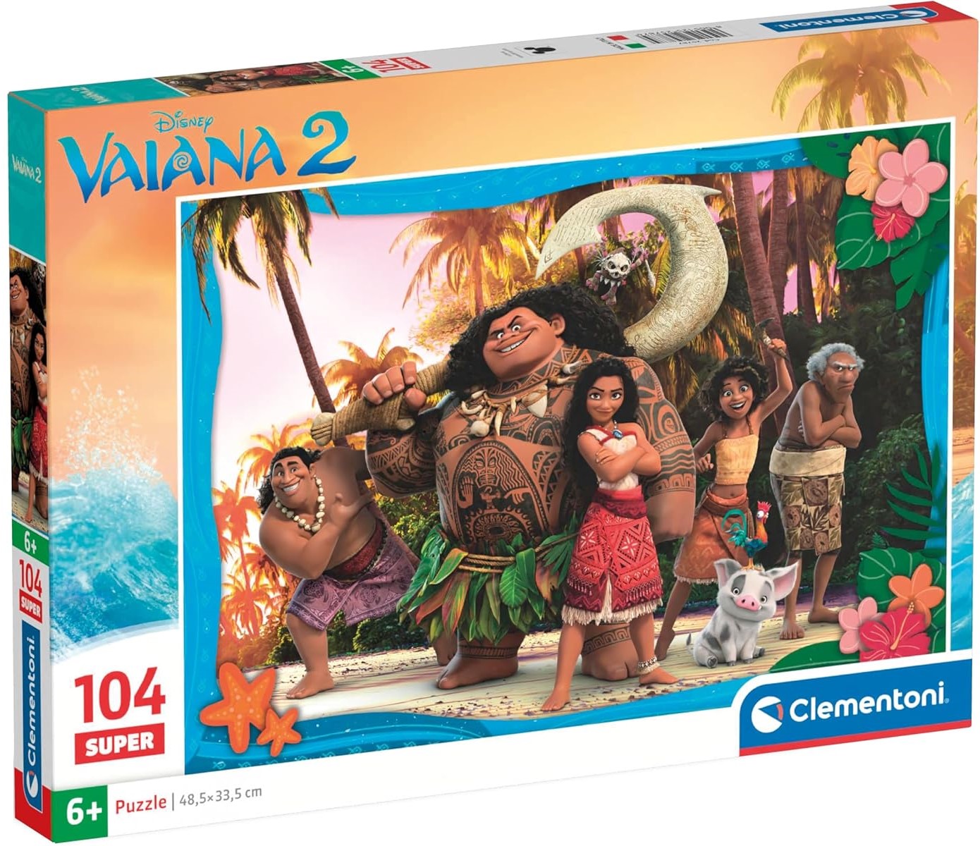 Детски пъзел Clementoni от 104 части - Смелата Ваяна 2