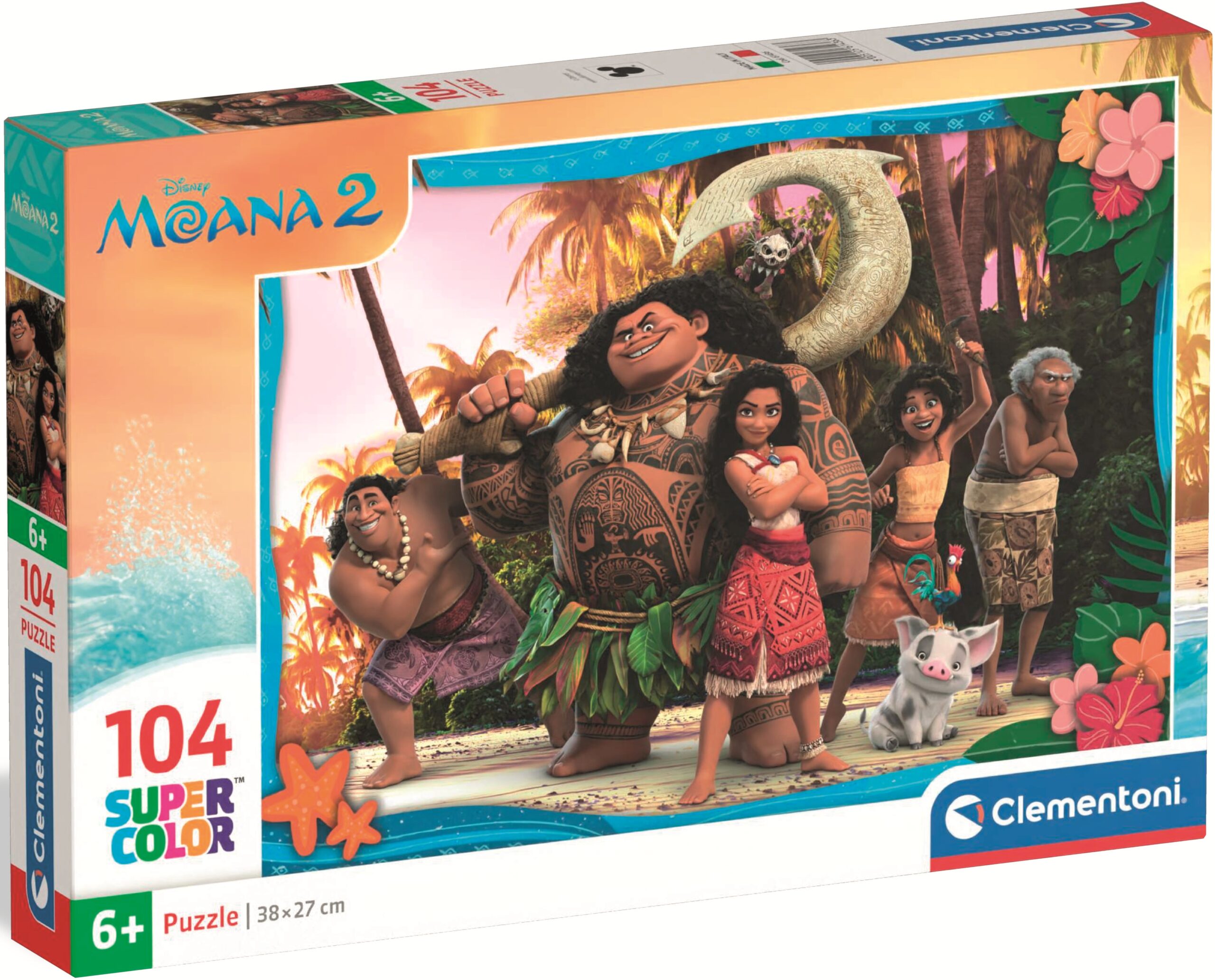 Детски пъзел Clementoni от 104 части - Смелата Ваяна 2