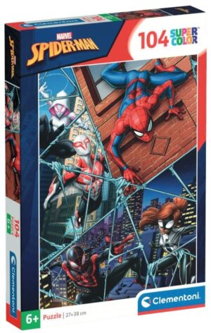 Детски пъзел Clementoni от 104 части - Спайдърмен