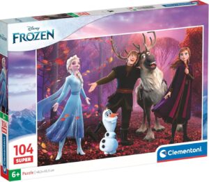 Детски пъзел Clementoni от 104 части - Замръзналото кралство