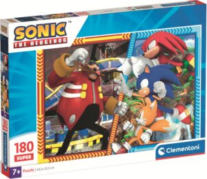 Детски пъзел Clementoni от 180 части - Таралежът Соник