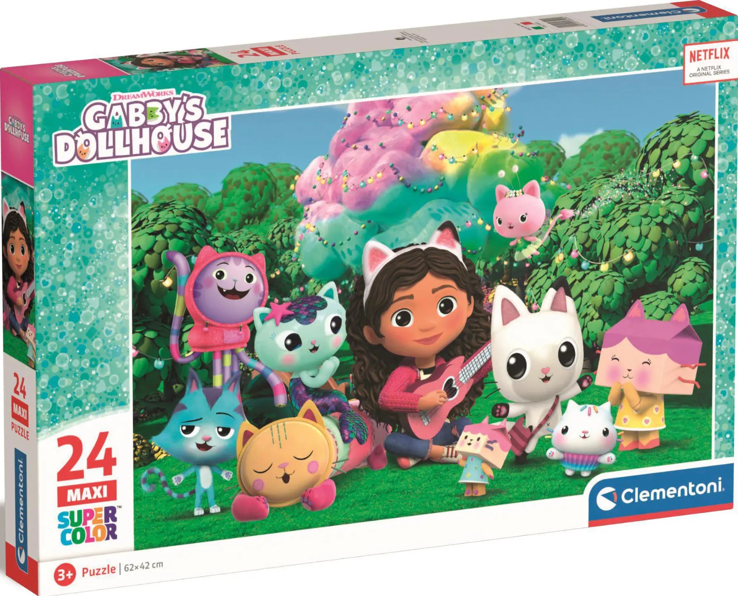 Детски пъзел Clementoni от 24 части - Къщата за кукли на Габи (вариант 1)