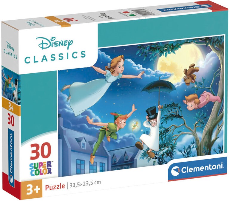 Детски пъзел Clementoni от 30 части - Питър Пан