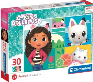 Детски пъзел Clementoni от 30 части - Къщата за кукли на Габи