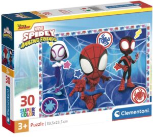 Детски пъзел Clementoni от 30 части - Спайди и невероятните му приятели