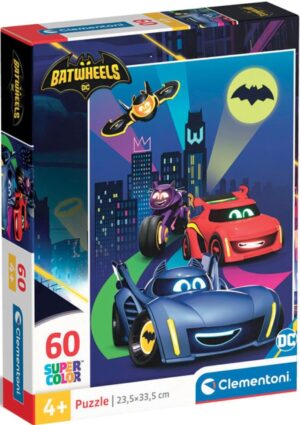 Детски пъзел Clementoni от 60 части - Batwheels (вариант 1)