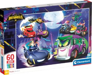 Детски пъзел Clementoni от 60 части - Batwheels (вариант 2)