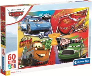 Детски пъзел Clementoni от 60 макси части - Колите