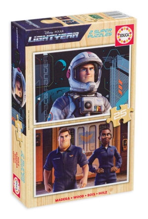 Детски пъзел Educa от 2 х 25 части - Светлинна година