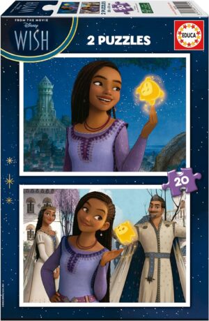 Детски пъзел Educa от 2 x 20 части - Желание