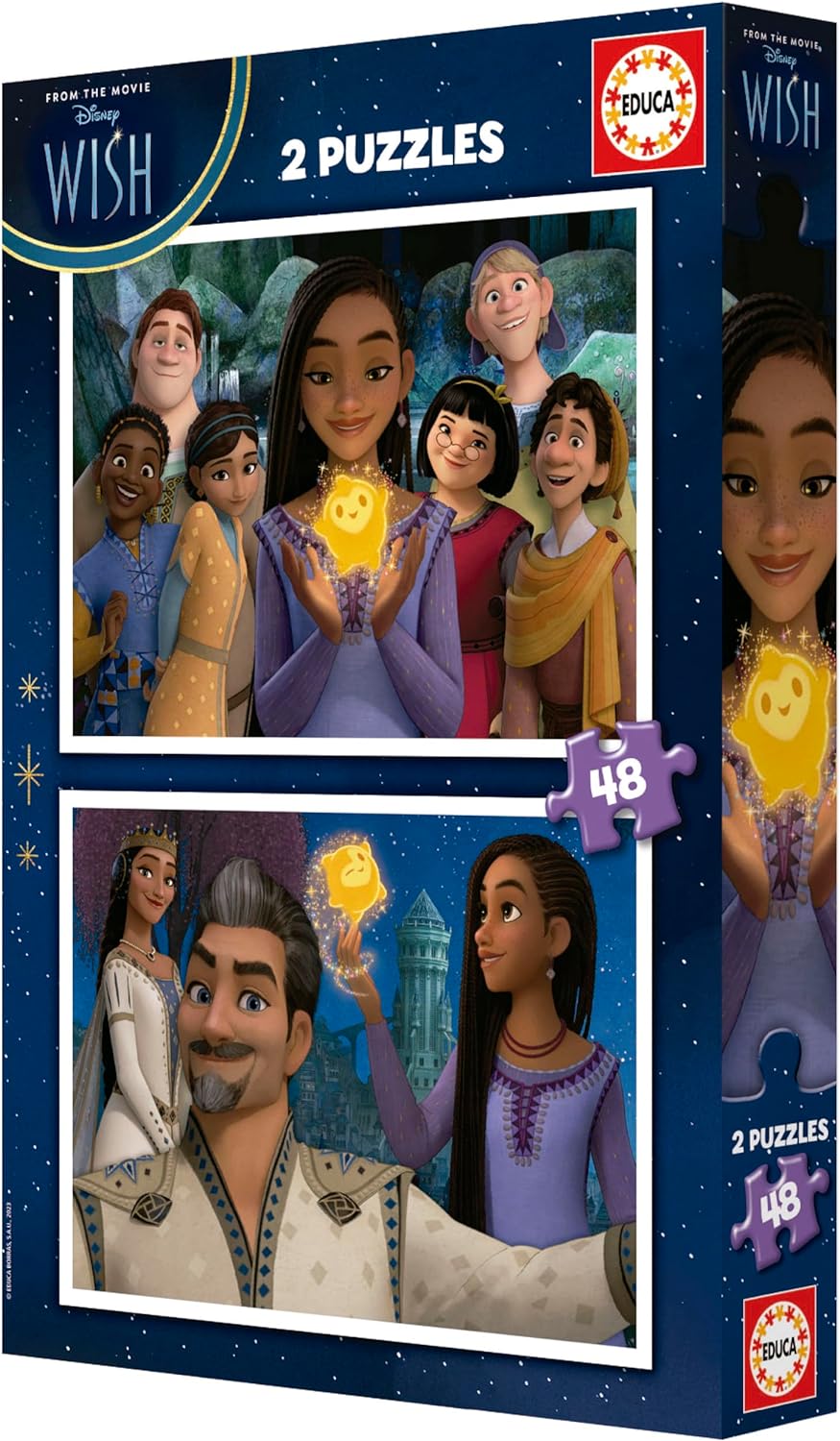 Детски пъзел Educa от 2 x 48 части - Желание
