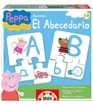Детски пъзел Educa от 81 части - Уча азбуката с Пепа, вид 2