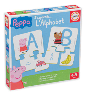 Детски пъзел Educa - Уча азбуката с Пепа