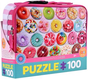 Детски пъзел Eurographics от 100 части - Кутия за обяд "Възхитителни понички"