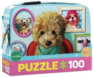 Детски пъзел Eurographics от 100 части - Кутия за обяд "Време за вечеря"