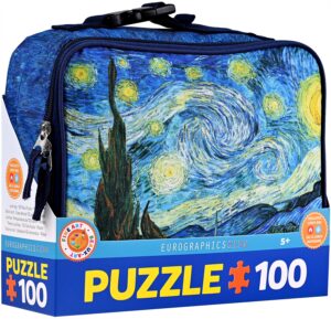 Детски пъзел Eurographics от 100 части - Кутия за обяд "Звездна нощ"