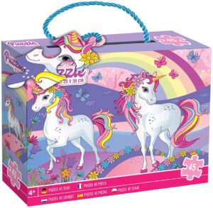 Детски пъзел Grafix от 45 части - Еднорог