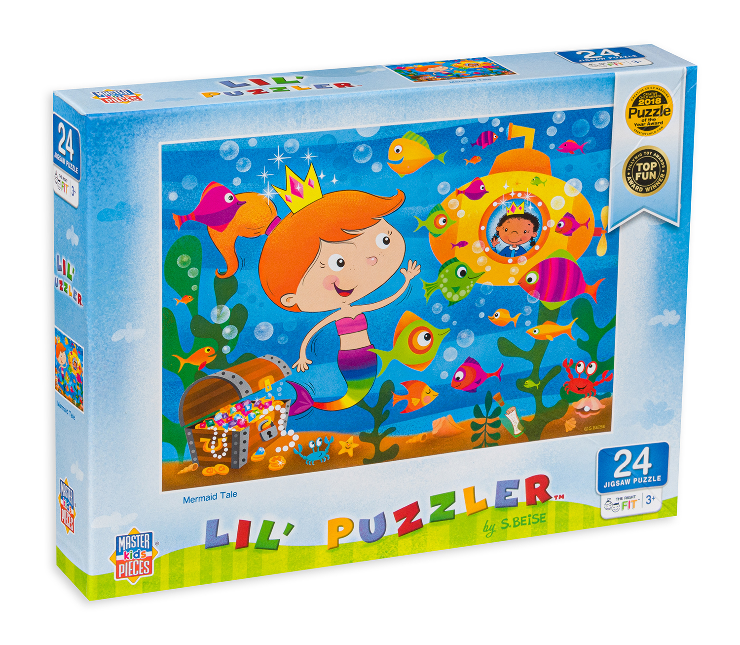 Детски пъзел Master Pieces от 24 части - Историята на русалката