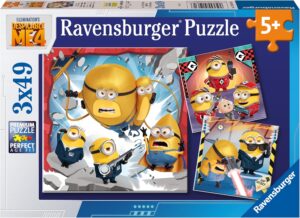 Детски пъзел Ravensburger 3 x 49 части - Аз, проклетникът 4