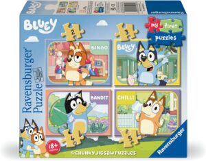 Детски пъзел Ravensburger 4 в 1 - Блуи