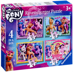 Детски пъзел Ravensburger 4 в 1 - Малкото пони