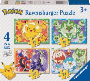 Детски пъзел Ravensburger 4 в 1 - Покемон
