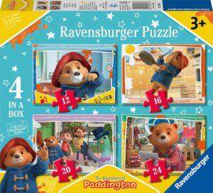 Детски пъзел Ravensburger 4 в 1 - Приключенията на Падингтън