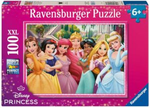 Детски пъзел Ravensburger от 100 XXL части - Дисни принцеси