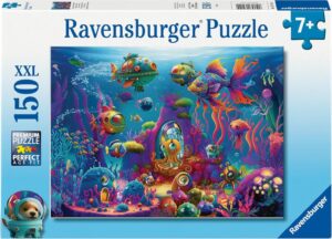 Детски пъзел Ravensburger от 150 XXL части - Извънземен океан