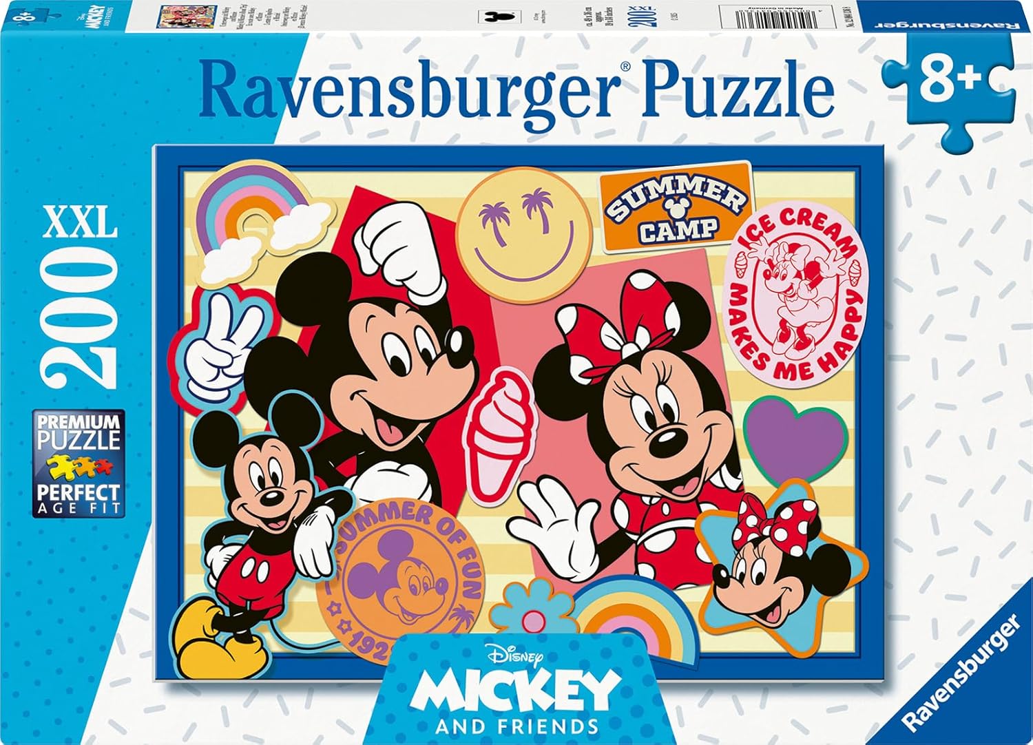 Детски пъзел Ravensburger от 200 XXL части - Мики и Мини