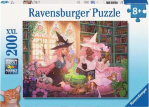 Детски пъзел Ravensburger от 200 XXL части - Омагьосваща библиотека