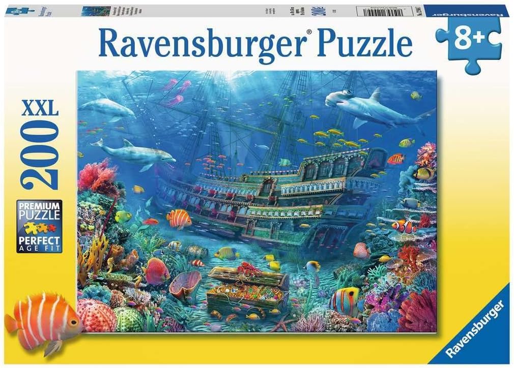 Детски пъзел Ravensburger от 200 XXL части - Потънал кораб