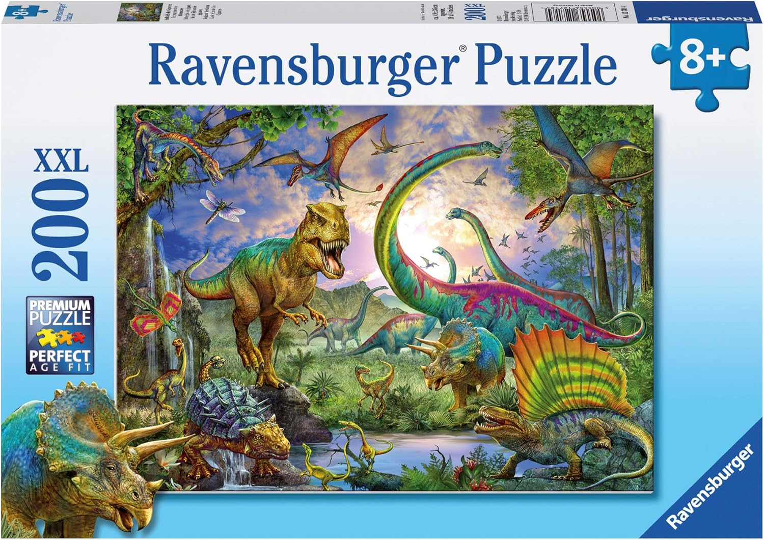 Детски пъзел Ravensburger от 200 XXL части - Царството на гигантите