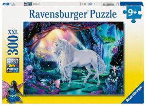 Детски пъзел Ravensburger от 300 XXL части - Приказен еднорог