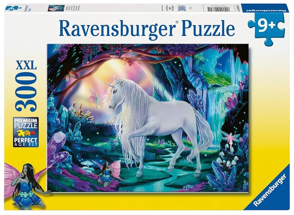 Детски пъзел Ravensburger от 300 XXL части - Приказен еднорог