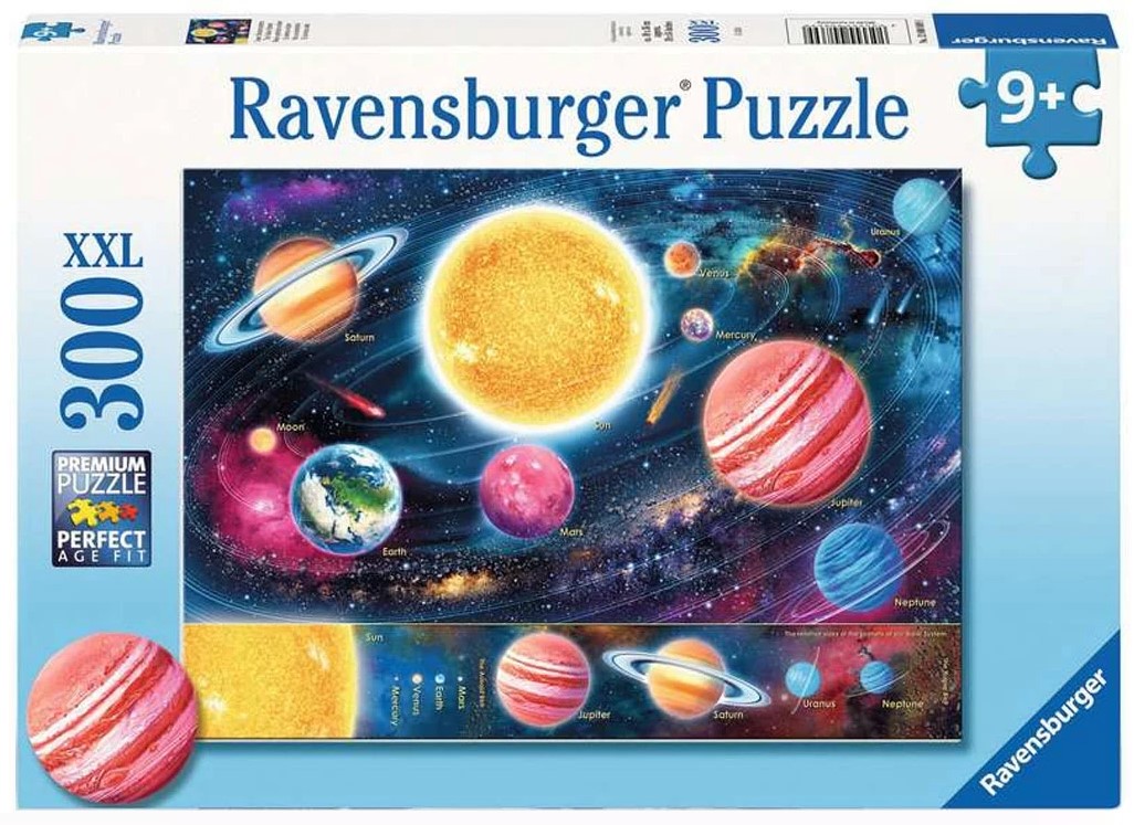 Детски пъзел Ravensburger от 300 XXL части - Слънчевата система