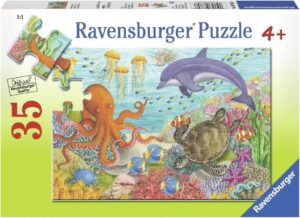 Детски пъзел Ravensburger от 35 части - Морски приятели