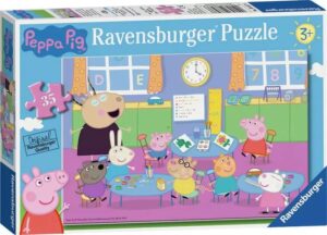 Детски пъзел Ravensburger от 35 части - Прасенцето Пепа